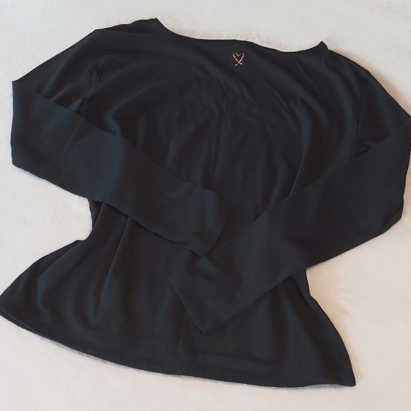 2017 VS TEASE Black & Rose Gold Graphic Longsleeve Sleep Lounge NWOT - Picture 4 of 5